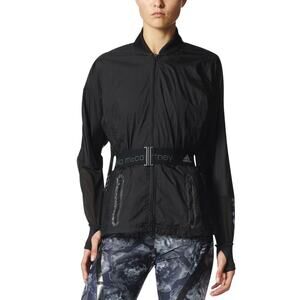 Stella McCartney x Adidas Black Belted Windbreaker Medium